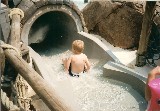 Jacob in a Water slide at Typhoon Lagoon