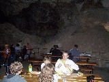 What'ya say about a cave restaurant 250 meters under ground