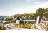 Claudia on honey moon in Bermuda
