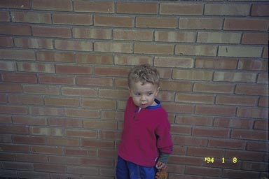 David soon two years old