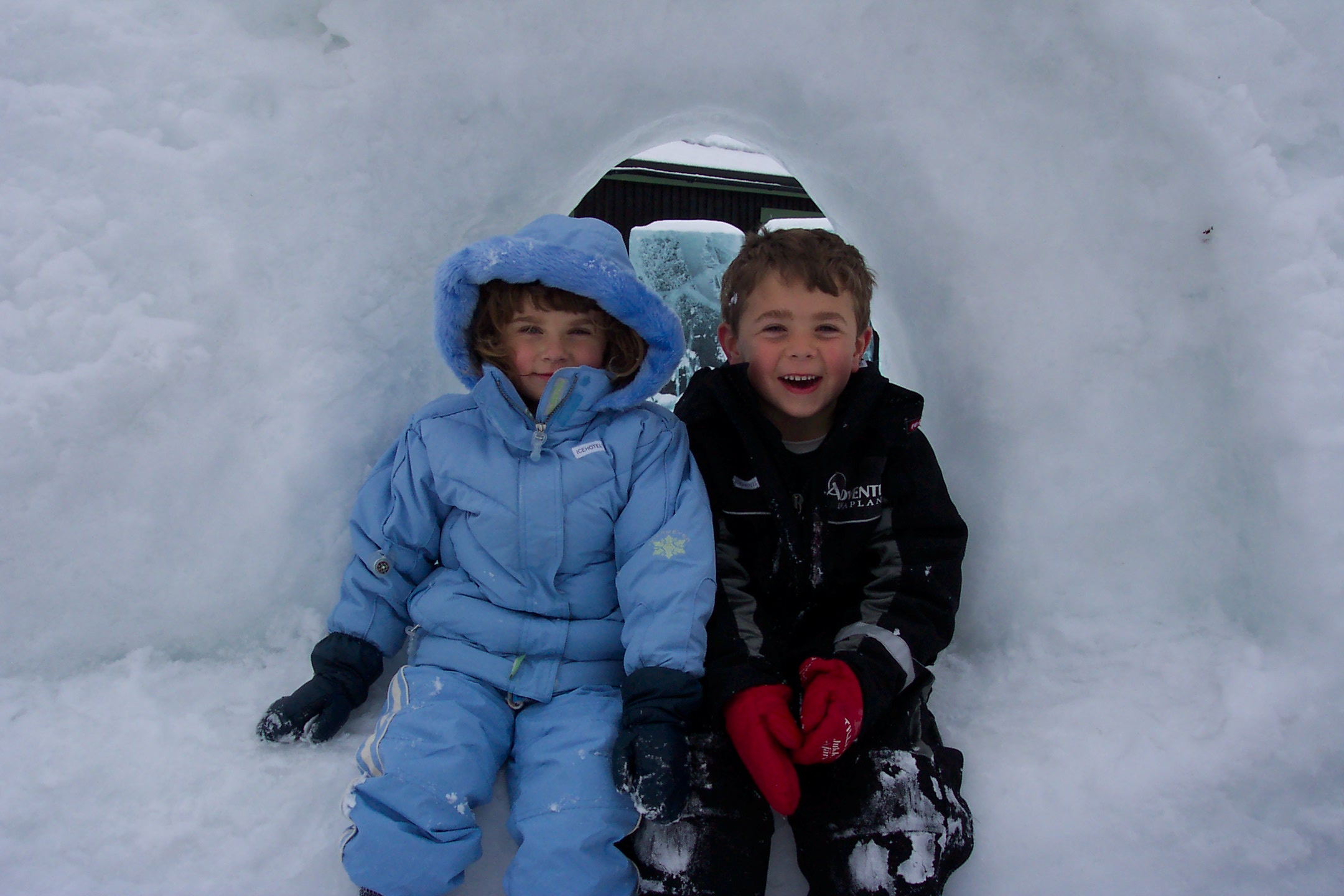 Rachel and David Ice Hotel Window