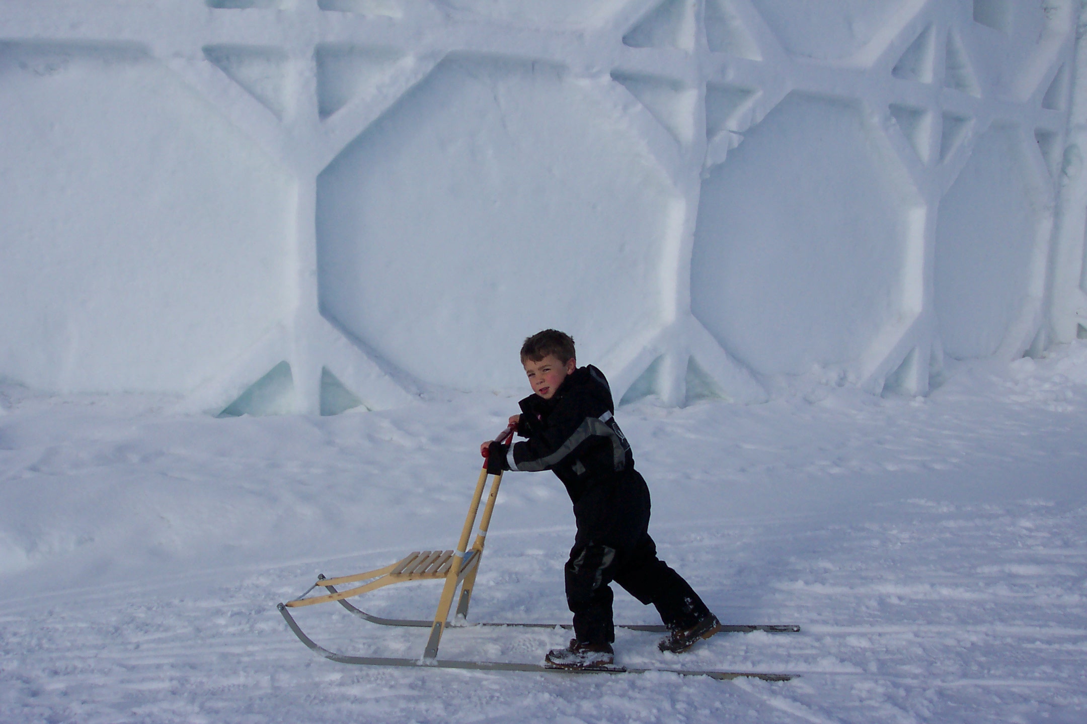 Outside Ice Theater by Ice Hotel