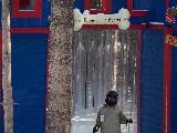Off pist skiing, Breckenridge, Colorado