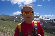 Coming down from Mount Washburn