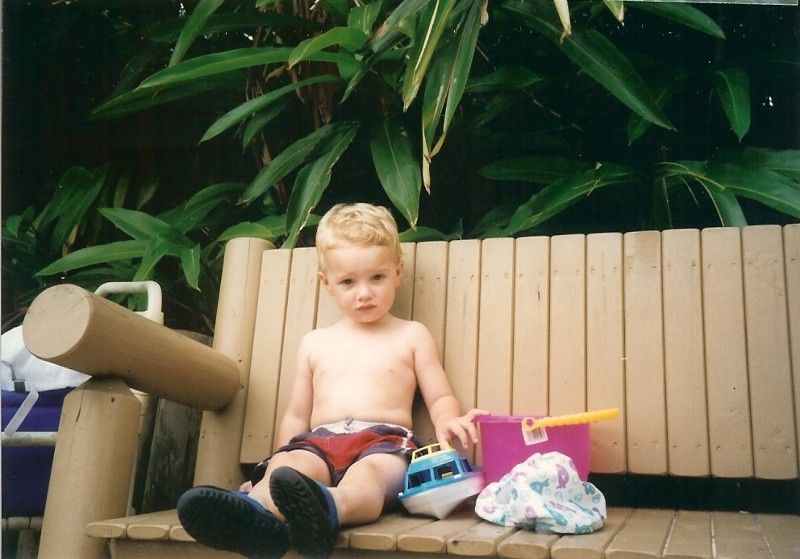 Jacob at Typhoon Lagoon it was lots of fun. Typhoon Lagoon is at Disney World, Orlando, Florida