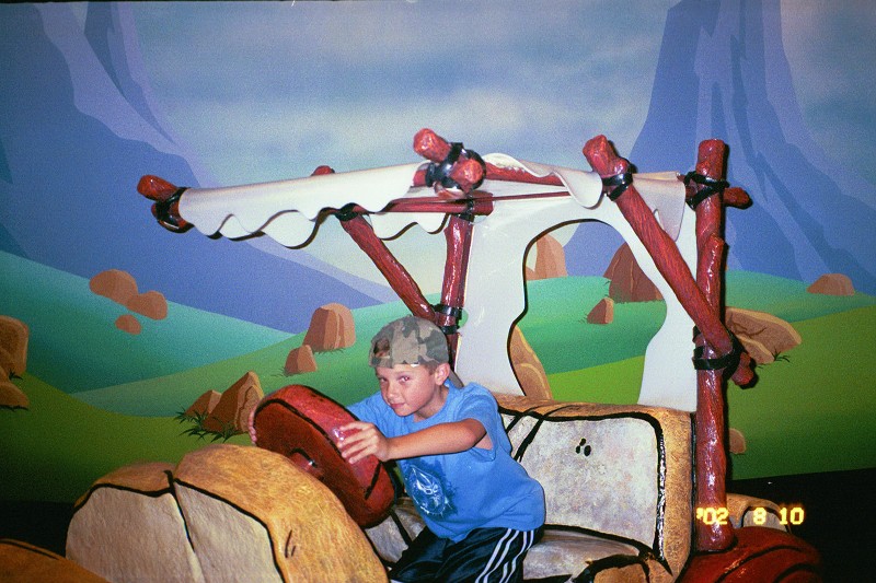 Jacob as Flintstone