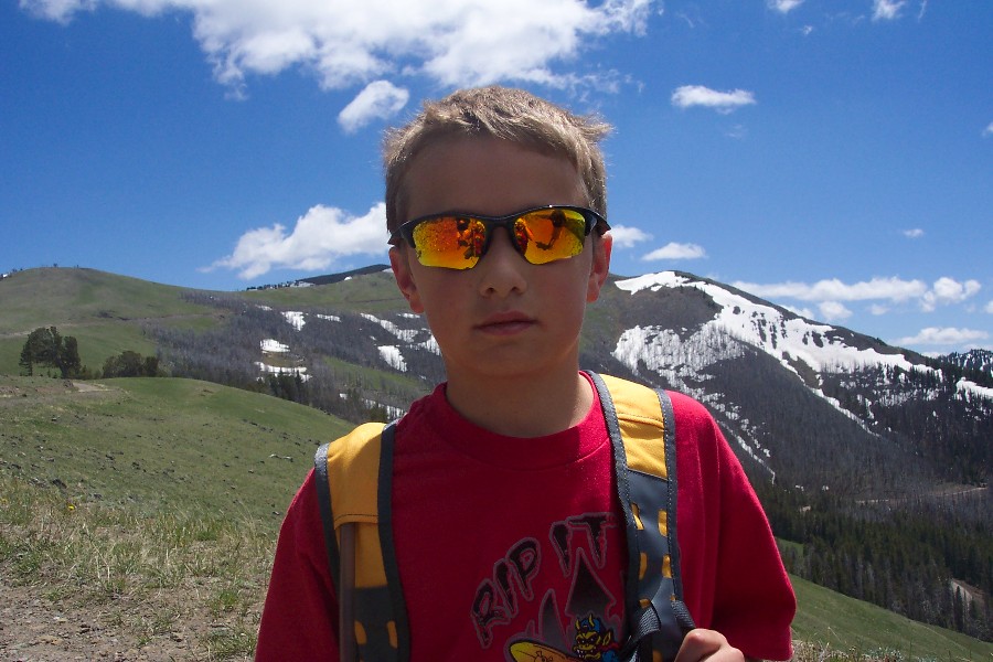 Coming down from Mount Washburn, Yellowstone National Park