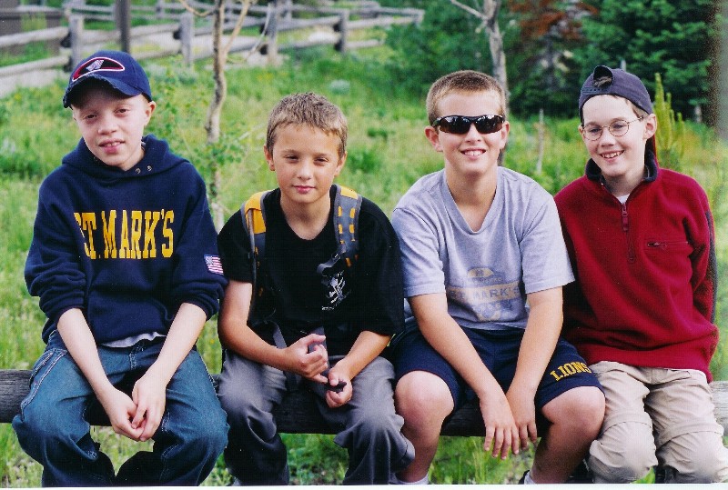 Corey, Jake, Harlan, and Taylor Higginsbotham Wilson