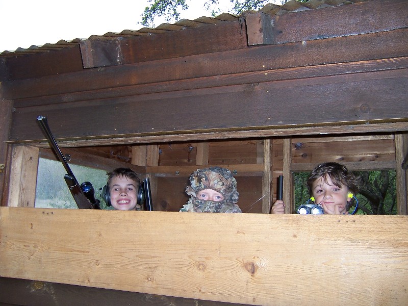 Jacob, Nik Whitlow, and Peter Addy on Turkey hunt, less lucky this time