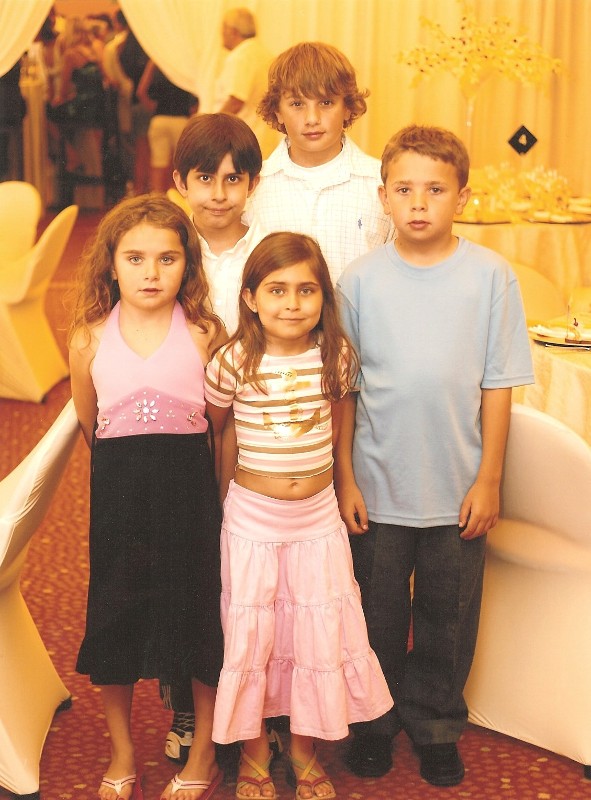 Rachel Wikman, Enav Kagan, Tomer Kagan, Jacob Wikman, and David Wikman