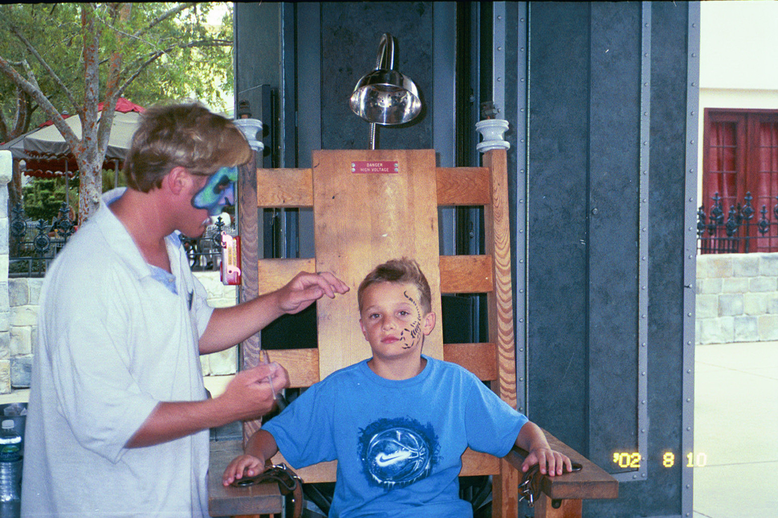 Jacob gets a Face Paint
