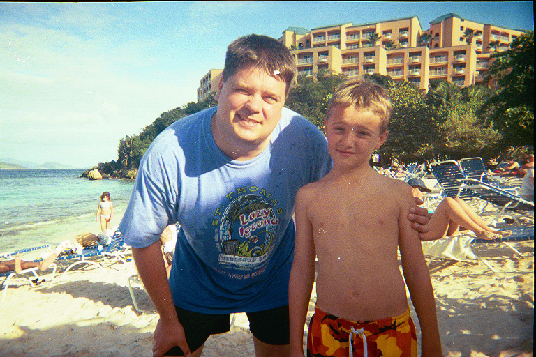 At the beach St. Thomas, Virgin Islands
