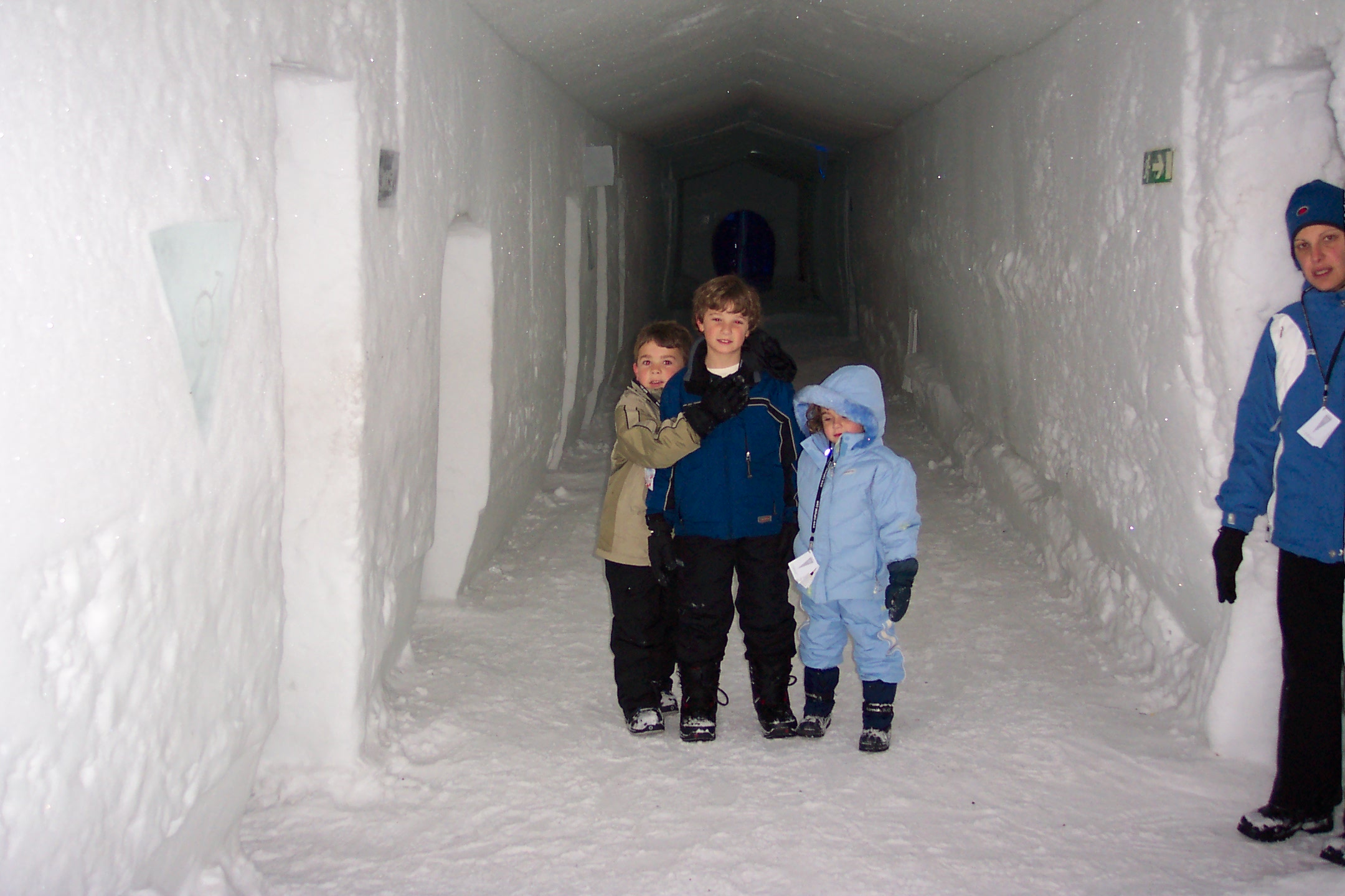 Hallway in Ice Hotel Jukkasjrvi Northern Sweden