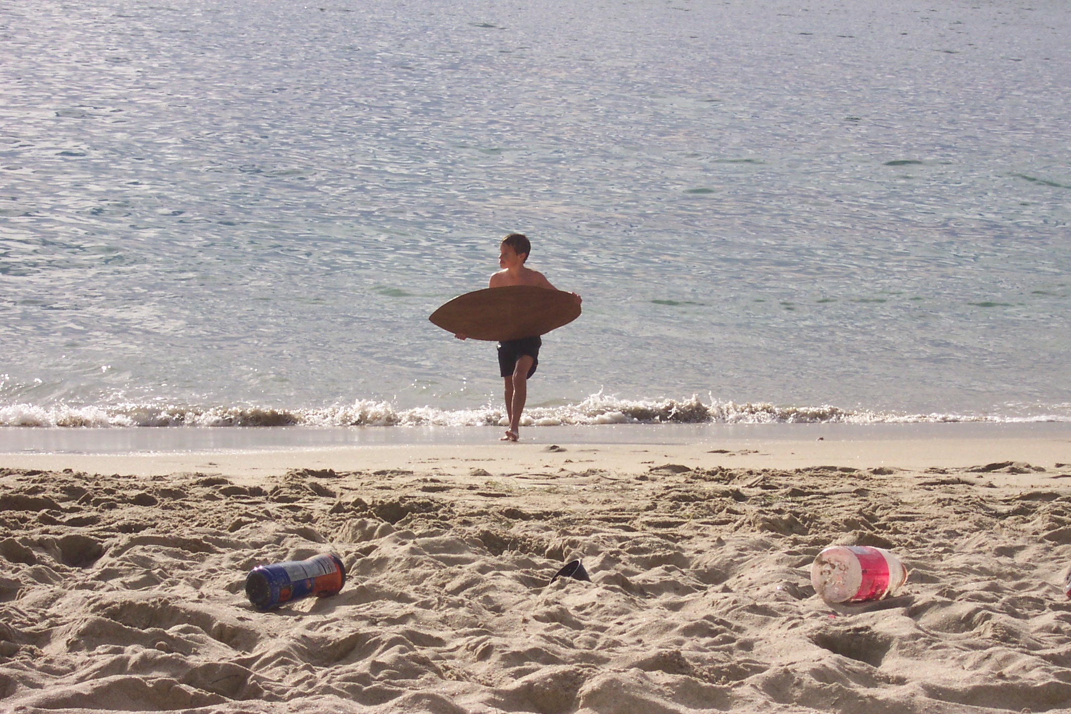 Jacob is surfing Laguna Beach