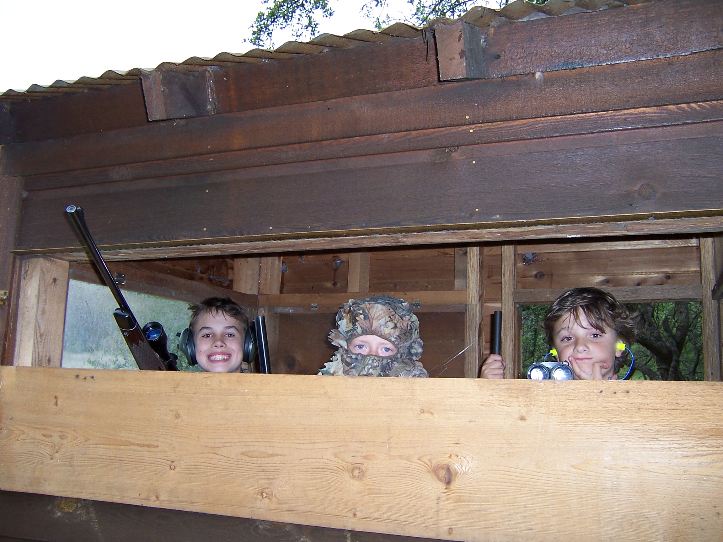 Jacob, Nik Whitlow, and Peter Addy on Turkey hunt, less lucky this time