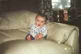 Jacob now knows how to sit in a sofa Jacob now knows how to sit in a sofa