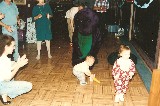 Jacobs first birthday had a Greek dancing Barney Jacobs first birthday had a Greek dancing Barney