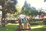 Jacob loved to drive the old-time cars at the Tivoli in Copenhagen, Denmark. Jacob loved to drive the old-time cars at the Tivoli in Copenhagen, Denmark.