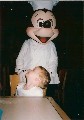 Mickey Mouse and Jacob at character breakfast. Jacob was almost three years old when we took him to Disney World Mickey Mouse and Jacob at character breakfast. Jacob was almost three years old when we took him to Disney World