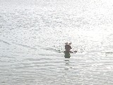 Swimming in the Dead Sea. Jacob floating around Swimming in the Dead Sea. Jacob floating around