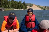 River rafting on snake river, William McGee and Jacob River rafting on snake river, William McGee and Jacob