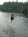 Jacob taking a plunge into the Balestjärn. This was a secluded lake in Northern Sweden. The tire was fun to jump from Jacob taking a plunge into the Balestjärn. This was a secluded lake in Northern Sweden. The tire was fun to jump from