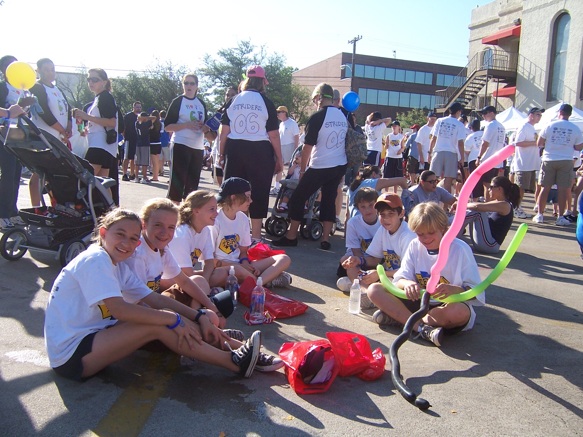 Katie Bielers team. Jacob is on the right in the back.