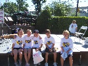 Five of the children, Jacob is missing. I went to get him at this point. Jacob took the scenic route.
