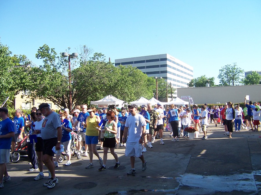 The walk is starting