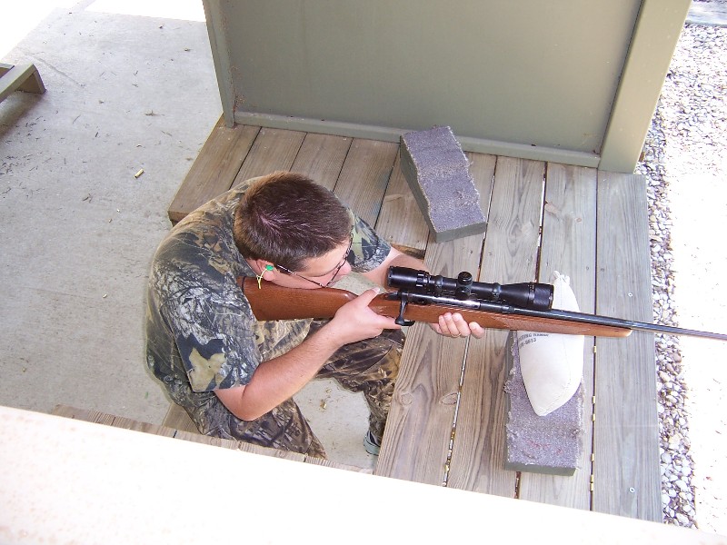 We were all practicing at the gunrange at Rough Creek