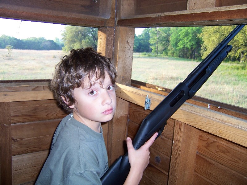 We were Turkey hunting, but no Turkey yet