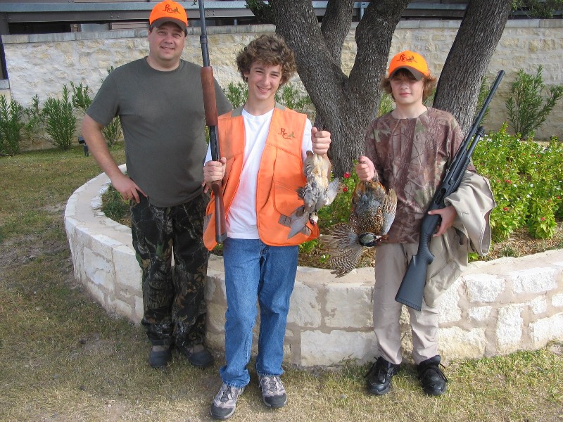 Me, Kelan, Jacob. Kelan and Jacob hunted. Kelan is a friend of Jacob from School