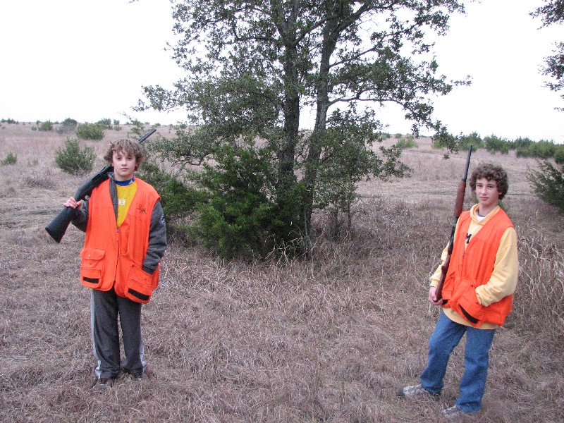 Jacob and Kelan. This time the boys got 64 birds