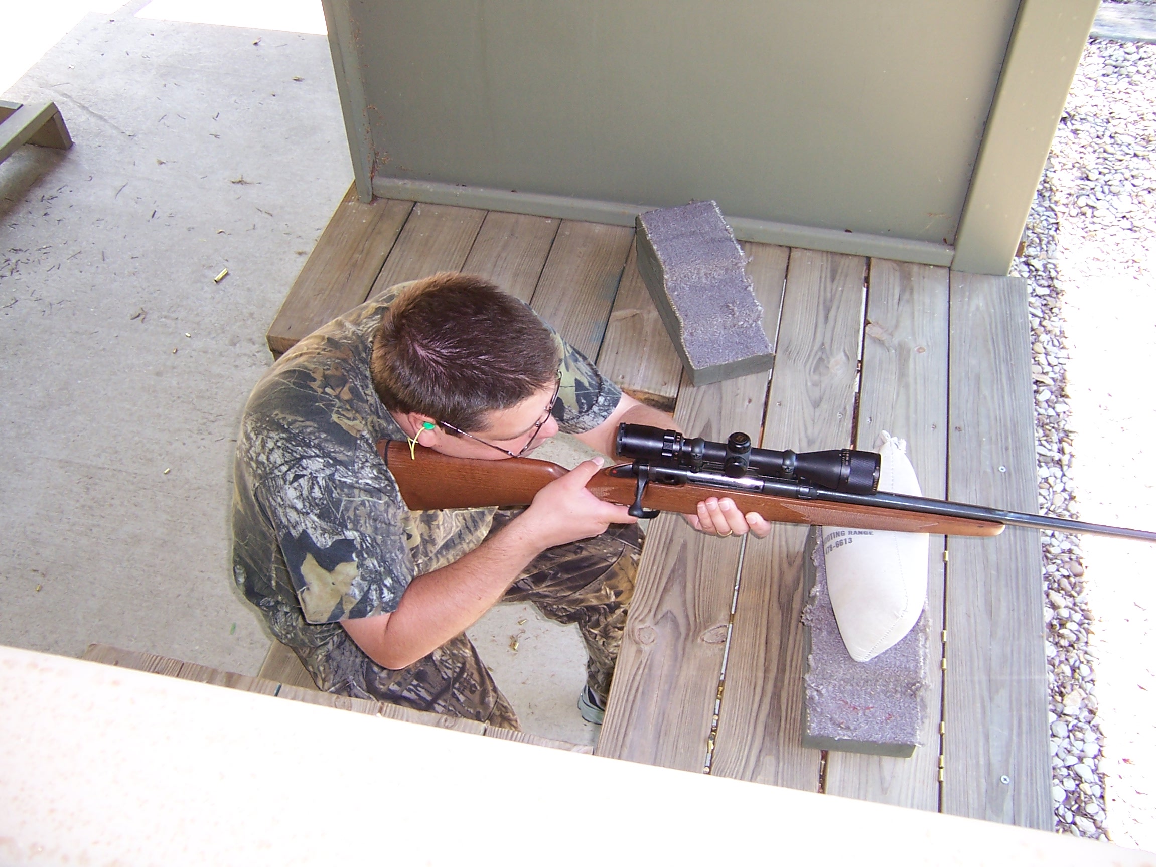 We were all practicing at the gunrange at Rough Creek