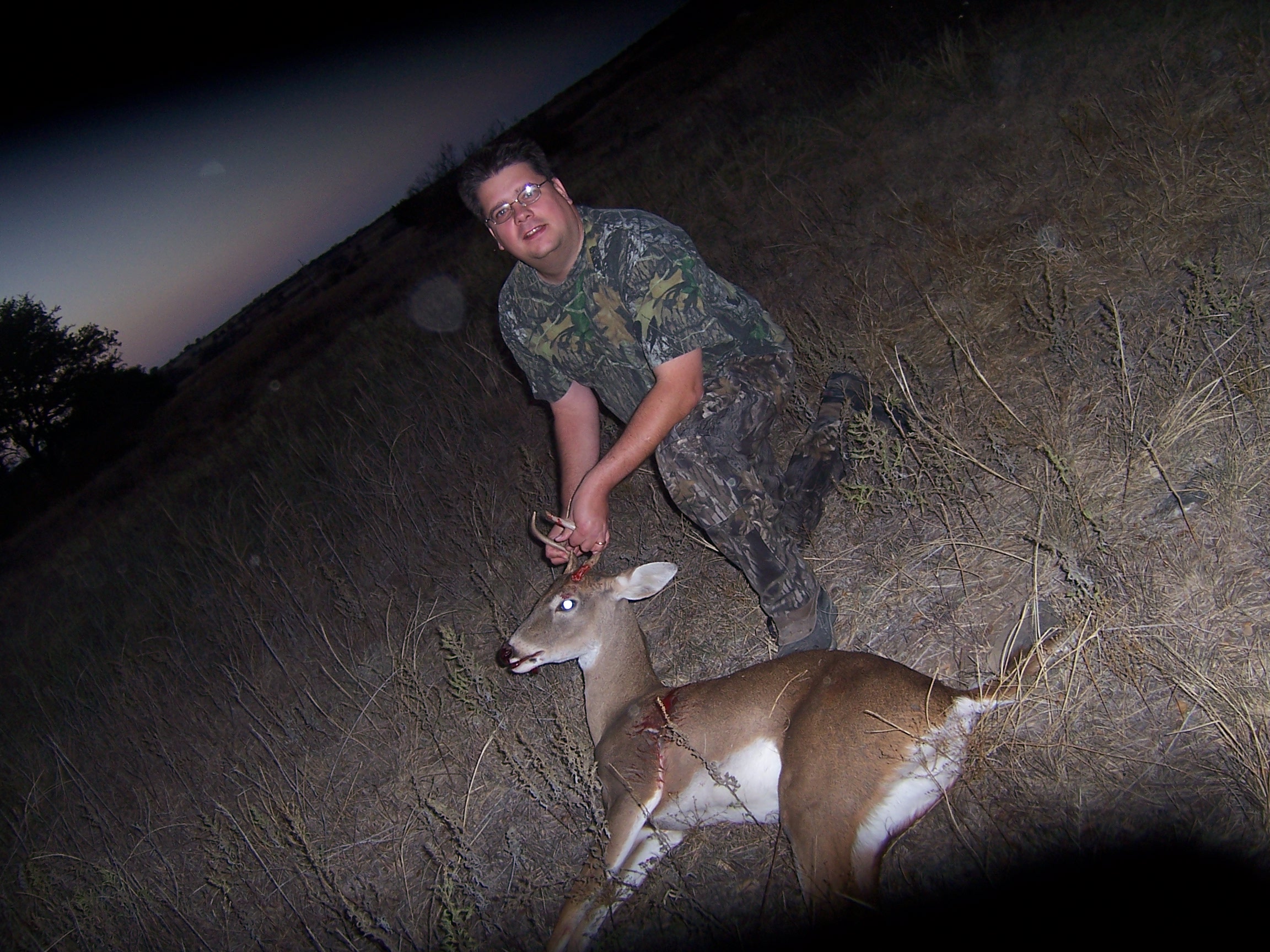 Thomas a shot a deer too