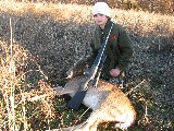 Jacob went deer hunting again and shot a doe. Jacob went deer hunting again and shot a doe.