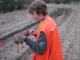Jacob just shot a chukar. This time the boys got 64 birds Jacob just shot a chukar. This time the boys got 64 birds