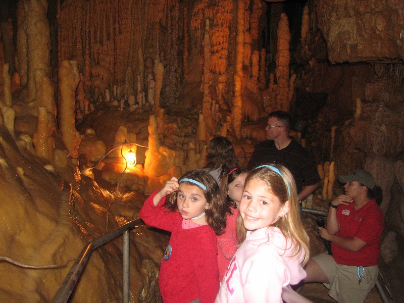 Inside Natural Bridge Caverns