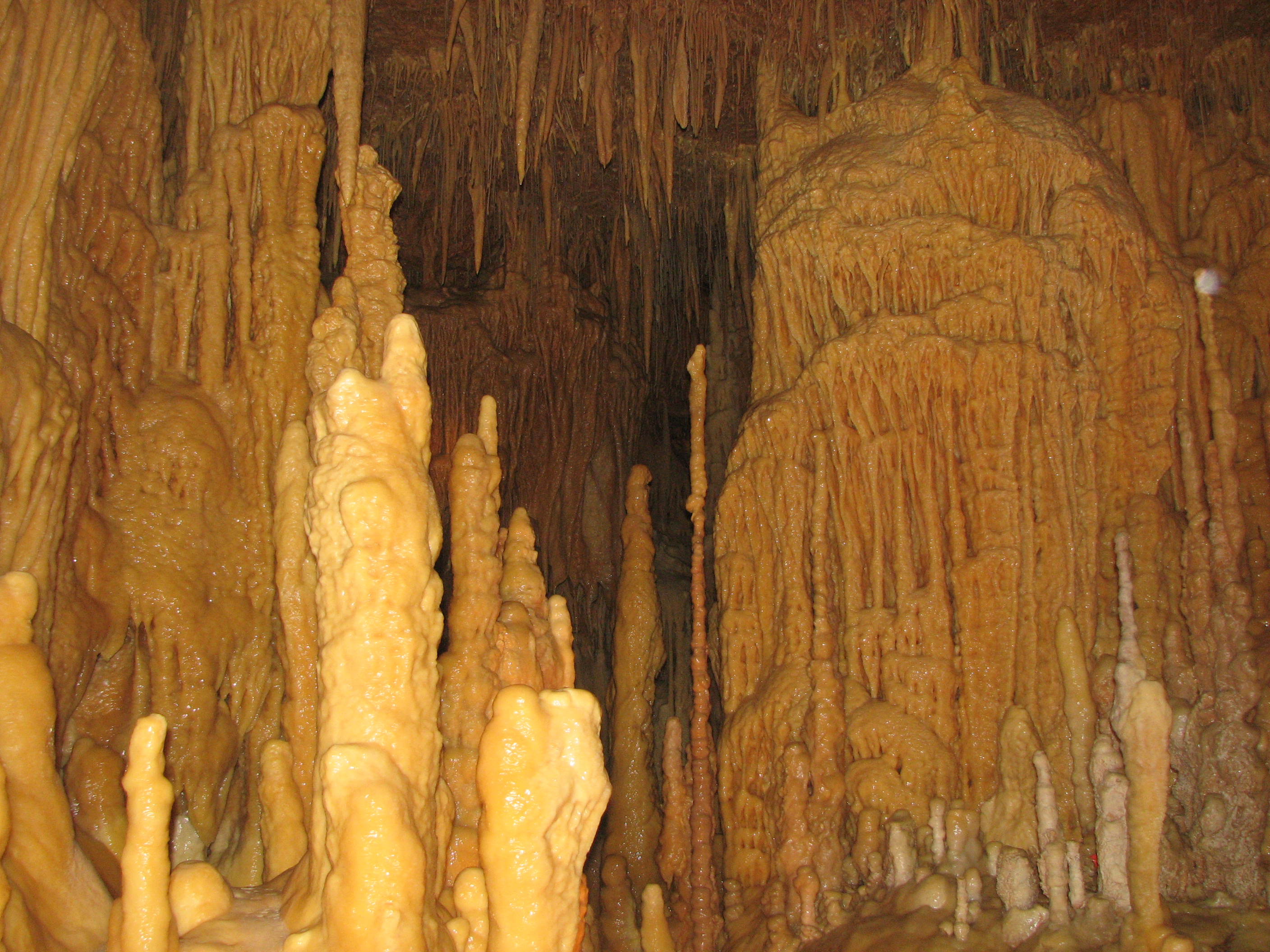 Inside Natural Bridge Caverns
