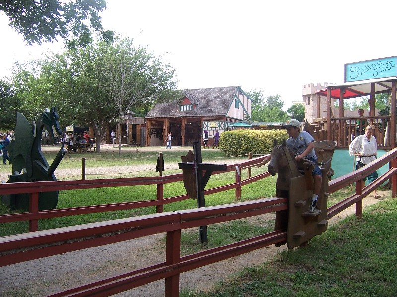 Jackson Sterling and a Joust game at Scarborough Faire May 2006