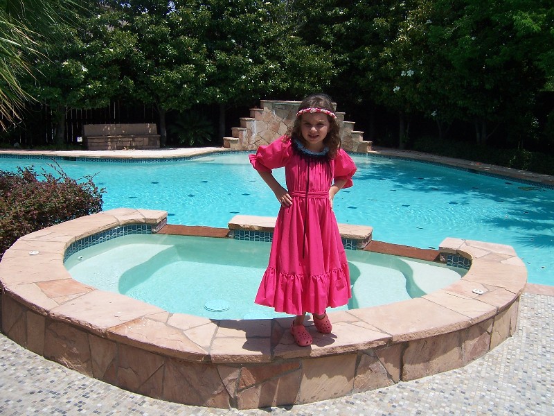 This is the dress Rachel bought at Scarborough Faire May 2006