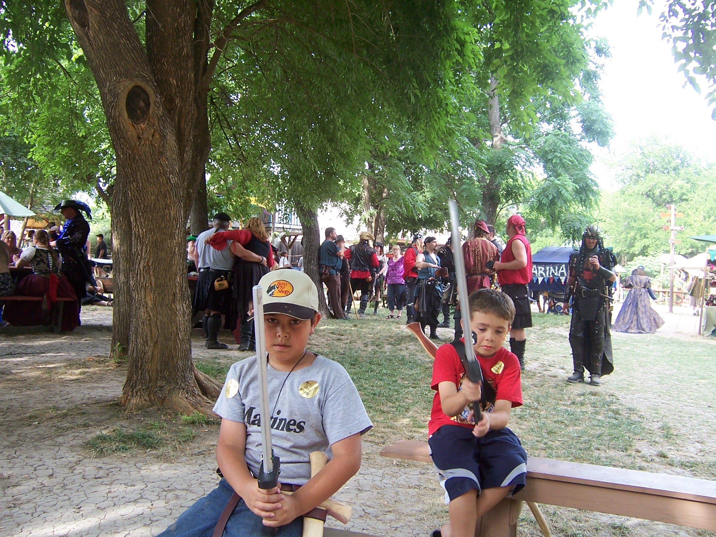Jackson Sterling and David Wikman at Scarborough Faire May 2006. Jackson Sterling is a friend of David