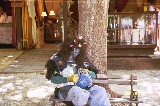 The employees and a lot of people dress up when they go to Scarborough Faire. This one dressed up as a Troll The employees and a lot of people dress up when they go to Scarborough Faire. This one dressed up as a Troll