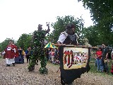 Every day they have a parade at Scarborough Faire. There are several hundred participants including the King and the Queen