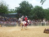 A couple of times a day Jousting tournaments are held at Scarborough Faire A couple of times a day Jousting tournaments are held at Scarborough Faire