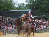 A couple of times a day Jousting tournaments are held at Scarborough Faire A couple of times a day Jousting tournaments are held at Scarborough Faire