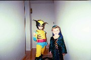 Halloween, David and Rachel.
