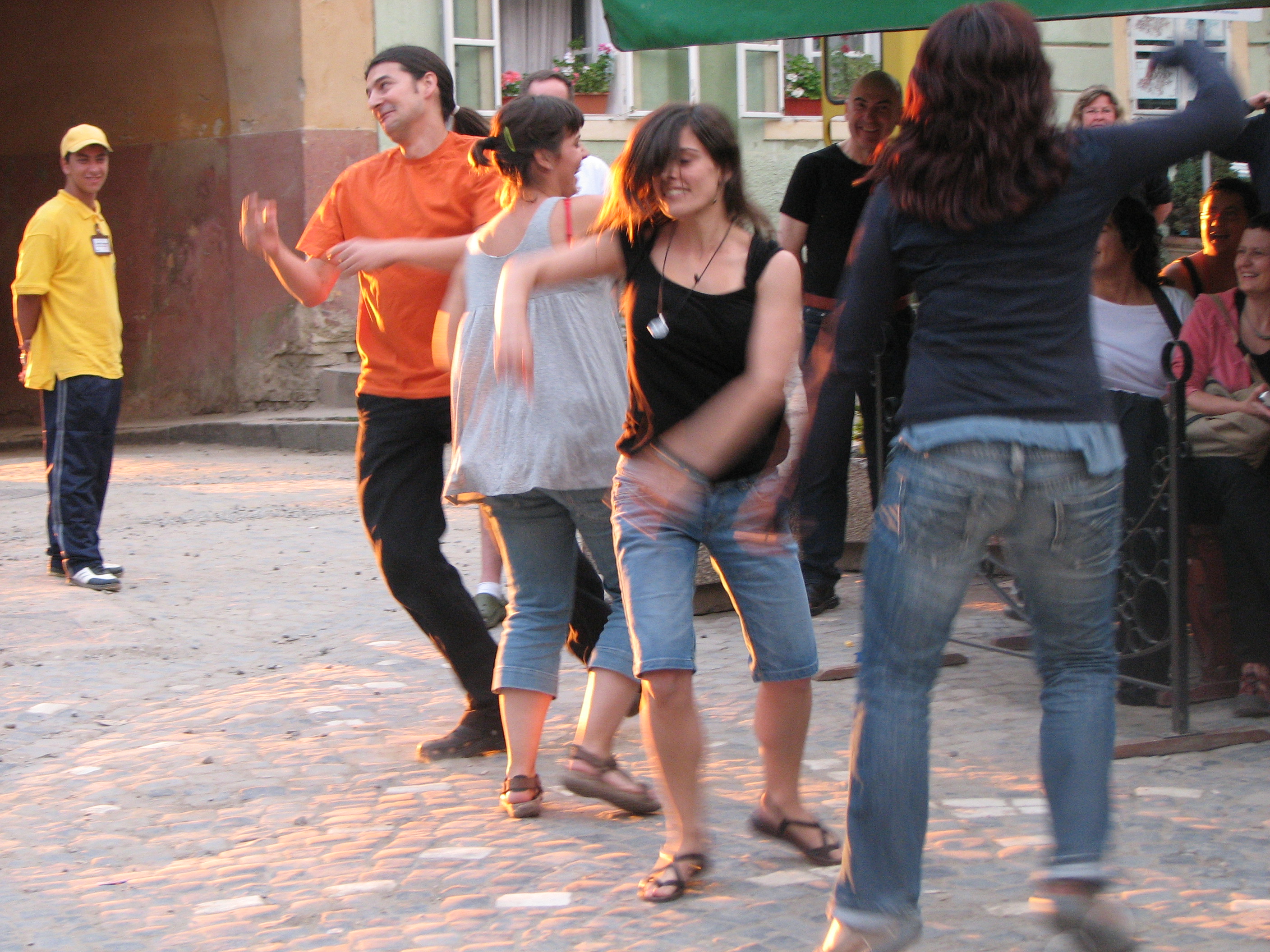 Dancing in Sighisoara