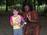 Rachel and Australian Aborigini Rachel and Australian Aborigini