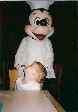 Jacob meets Mickey Mouse at Character Breakfast in Disney World Jacob meets Mickey Mouse at Character Breakfast in Disney World